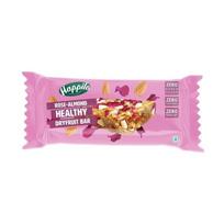 Happilo Rose Almonds Healthy Dry Fruit Bar 35g, Healthy Snack, High in Protein Nuts, No Added Sugar