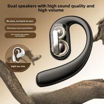 Dvigubo garsiakalbio vieno ausies Bluetooth ausinės netelpa į ausį, verslo, apsaugotos nuo kritimo, sportinės, uždedamos ant ausies, Bluetooth ausinės, belaidės, aukštos garso kokybės juoda