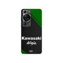 Case - MANIACASE - Huawei P60 - Black - Flexible - Kawasaki ninja motorcycle