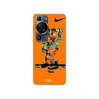 Coque - MANIACASE - Huawei P60 - Souple - Orange - Motif graffiti