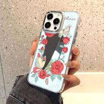 Mobiliųjų telefonų dėklai iPhone 11 13 XR 15 Pro Max 12 14 Pro Max Case iPhone 16 XS Max veidrodinis apsauginis dėklas Veidrodis išskirtinis animacinis filmas, atsparus vandeniui iPhone 11 Pro Max sidabras