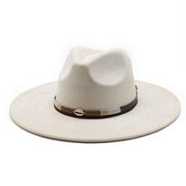 Suede Ethnic Style Jazz Hat Men'S And Women'S Autumn British Versatile Top Hat M（56-59cm）