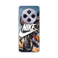 Coque - Maniacase - Xiaomi Redmi 14C - Souple - Nike logo - Blanc