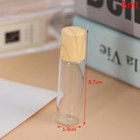 1/2/3/5 ml suvyniojami buteliukai, pripildomi tušti stikliniai eterinių aliejų kvepalų buteliukai 2ML beige