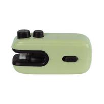 Mini Bag Sealer And Cutter USB Rechargeable Heat Seal Tool for Snacks Vegetables Portable žalia