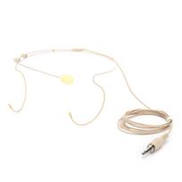 Earhook Microphone 3.5mm Male Screw Lock Double Earhook Microphone for BodyPack Transmitter