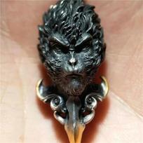 Retro Black Wukong Myth Pendant Necklaces  Jewelry Chokers Chain Necklaces Game Peripherals Collection Accessories Gifts 1pc gray