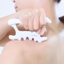 Filimili keraminis korpusas gua sha (maišelis įtrauktas) white