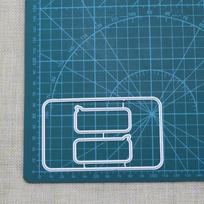 Mobile Phone Frame Dialog Box Metal Cutting Dies for DIY Scrapbooking Embossing DIY Paper Cards sidabras