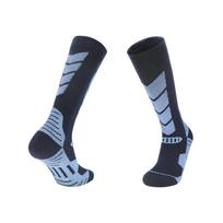 Vaikiškos žieminės slidinėjimo kojinės - Unisex, storos, šiltos, kvėpuojančios, sugeriančios prakaitą, frotiniu padu, skirtos sniego sportui Medium gray