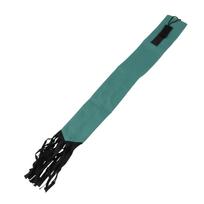 Horse Tail Protection Bag Non Woven Fabric Horsetail Guard with Fringe Hook and Loop Design Green žalia