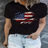 Pure Cotton Letters Pattern Printed T-shirt Summer Short Sleeve O Neck Fun Women's T-shirts S
