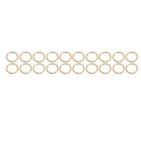 20Pcs Spring O Rings 1.57in Diameter 0.2in Thick Strong Copper Secure Closure Spring Buckles for auksas