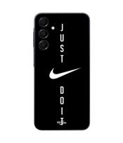 Case for Samsung Galaxy A16 Nike logo Just do it black background Maniacase juoda