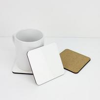 Sublimation Blank Cup Coasters Bulk Square Blank Cup wood for Sublimation Transfer Heat Press Printing DIY Crafts 95x95x4mm&Rectangular