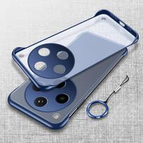 Translucent Frameless Phone Case for OPPO Find X8 Pro X 8 Ultra Slim Hard Matte Back Cover for Find X8pro FindX8 X8 Pro Bumper Shockproof Phone Cover for Find X8 mėlyna