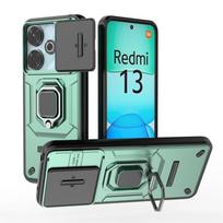 For Xiaomi Redmi 13 4G Case Magnetic Ring Armor Phone Cases for Redmy Redmi 13 Redmi13 4g 2024 Camera Protection Back Cover For Redmi 13 4G blue