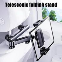 Car Headrest Tablet Holder Stand With Rotating Telescopic For 6-12.9inch Phone/tablet juoda