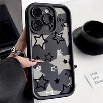 Mielas žvaigždės telefono dėklas iPhone 11 dėklui iPhone 12 13 14 15 Pro Max XR X XS 7 8 Plus SE Smūgiams atsparus silikoninis dangtelis Minkštas Funda For iPhone 13