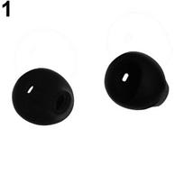 Earbuds Eargels, skirtas Samsung Active Galaxy S6 S7 Edge Level U Earbud Ear Tip Gel 1pair Black black