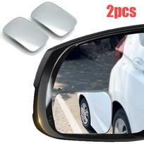2PCS Car Blind Spot Mirror 360 Degree Rotating Frameless Auxiliary Rearview Mirror Auto Motorcycle Wide Angle Sector Mirrors
