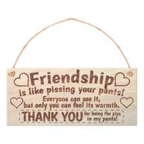 Wooden Sign Eco-friendly Plaque Sign Anti-deform Wood Warning Decorative for Yard