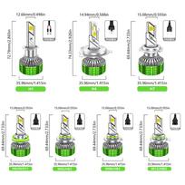 H4 H7 LED Headlights Bulb Canbus 7055 CSP LED H1 H11 9005 HB3 9006 HB4 H8 H9 9012 12V 24V Turbo Car Lights Headlamp 6500K H7