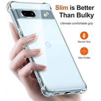 Air-Bag Shockproof Transparent Phone Case For Google Pixel 9 Pro XL 8A 8 Pro 6A 7A 6 7 Pro 5G 1.5mm Silicone Soft Cover Bumper For Google Pixel 9 Pro XL