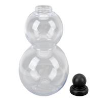 Gourd Water Bottle PCTG 800ml Chinese Retro Portable Drinking Gourd Sports Bottle with Strap juoda