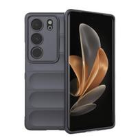 Case For VIVO S17 S17E S17T S17 Pro 5G Back Cover Case Soft Silicone Anti-fall Shockproof Protection Phone Cases Funda Coque For VIVO S17E 5G tamsiai pilka spalva