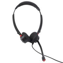 Telephone Headset Professional Noise Cancelling Mic Binaural Customer Service Headset Supports USB