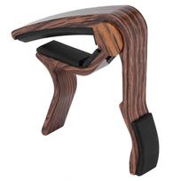 Universal Acoustic Folk Guitar Capo Tuning Clamp Clip Musical Instrument AccessoriesCeladon black