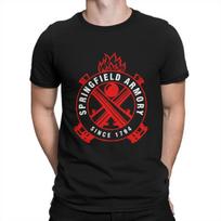 T Shirt Humor Top Quality Gift Idea The Armory Men TShirt Smith Cool Wesson O Neck Tops S juoda