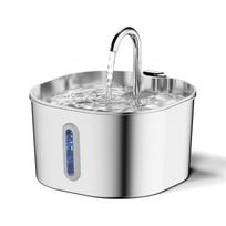 2,2 l automatinis kačių ir šunų vandens fontanas su čiaupu, nerūdijančio plieno filtru, tylus vandens siurblys, kačių vandens fontano reikmenys CHINA