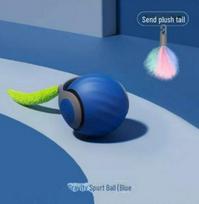 Automatic Smart Cat Toy: Self-Entertainment Gravity Ball & Stick Piece gray