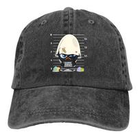 Kriminalinis beisbolo kepuraitė Vyriškos kepurės Moteriškos skydeliai Apsauga Snapback Calimero Animacinių filmų kepurės Adjustable juoda