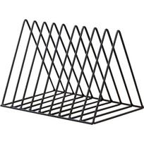 Wrought Iron Book Stand Desk Storage Desk Decoration One Size juoda