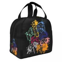 Control All The Things Video Game Controller Insulated Lunch Bags Portable Meal Container Cooler Bag Tote Lunch Box Food Bag 22x20x13CM smėlis