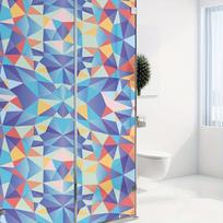 1 Roll Psychedelic Kaleidoscope Pattern Window Film | Decorative, Privacy, 3D, Removable 2m blue