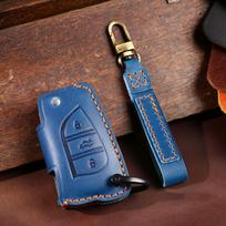 Toyota Corolla Key Cover for Folding Keys - Suitable for Leiling, Ruifang, Ruizhi, Rongfang, Highlander, Wildlander Models mėlyna