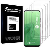 Tempered Glass Film for Motorola Moto G34 5G [4 Pack] Phonillico® Screen Protector skaidri