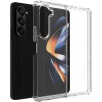 Case for Samsung Z FOLD 5 - Shockproof Protective Soft Silicone Transparent Phonillico® skaidri