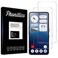 Tempered Glass for Nothing Phone 3a [Pack 2] Glass Film Screen Protector Phonillico® skaidri