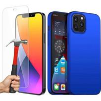 Case for iPhone 12 Mini - E.F.CONNECTION - Flexible Silicone - Protection against shocks and scratches - Blue