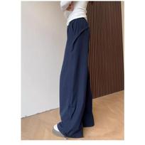 Work Pants for Women In Summer New High Waist Droop Floor Wide-leg Pants Quick-drying Sports Pants Thin S