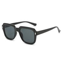 Square Sunglasses, Mica Color Catwalk Glasses, Women'S Miding Simple Style Sunglasses Regular