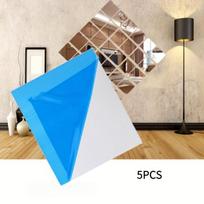 5pcs 3D Square Mirror Tile Wall Stickers, 5.8 x5.8 , Self-Adhesive & Easy To Apply, Non-Glass Decorative Panels for Elegant Home Decor 0.2MM 5.91 * 5.91inch