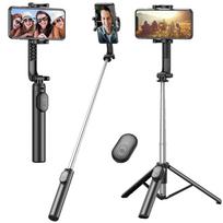 Extendable Selfie Stick Tripod with Wireless Remote Phone Holder Portable Phone Tripod for Group Selfie Live Streaming Video Rec juoda
