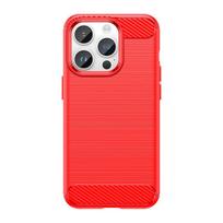 Storas šarvuotas smūgiams atsparus dėklas Google Pixel 2 XL 3 3A 4 XL 4A 5 5A 6 Pro 6A 7 7A 8 8A 9 Pro XL telefonams, pagamintas iš anglies pluošto silikoninio minkšto viršelio For Pixel 2 raudona