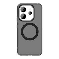 Dėklas dangtelis Redmi Note 14 4G Redmi Note 14 4G Capa Telefono nugarėlė Belaidis įkrovimas Magnetinis Matinis Fundas Xiaomi Redmi Note 14 4G Note14 4G(163.25mm) balta
